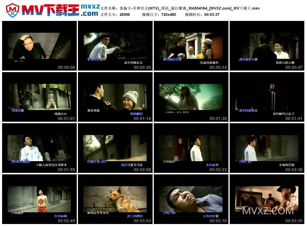 张振宇-至理名言(MTV)_国语_流行歌曲_MA504164